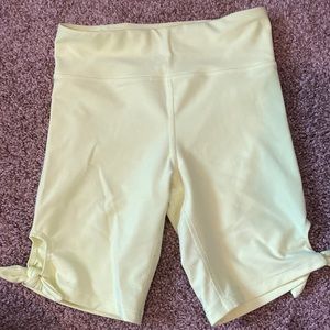 Old Navy size 10/12 little girls neon yellow shorts
